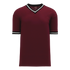 Athletic Knit V-Neck Baseball Jersey with Knitted Trim (BA1333)